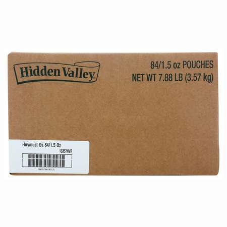 HIDDEN VALLEY Hidden Valley Golden Honey Mustard Dressing 1.5 oz. Packet, PK84 13357HVR